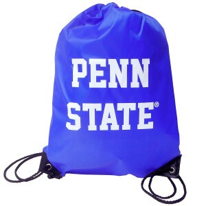 Penn State drawstring backpack royal image